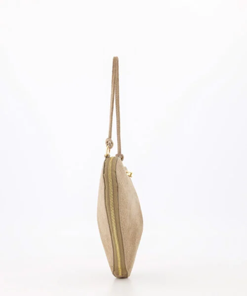 Suede tas Lamour Taupe - Afbeelding 6