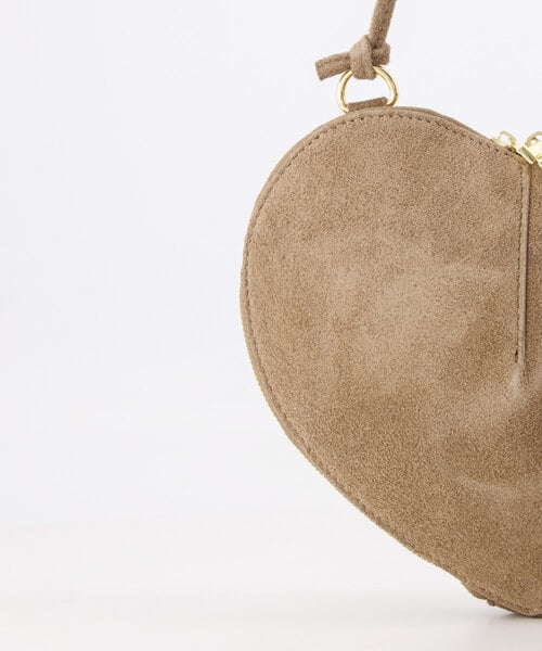 Suede tas Lamour Taupe - Afbeelding 4