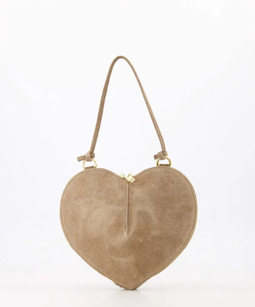 Suede tas Lamour Taupe - Afbeelding 3
