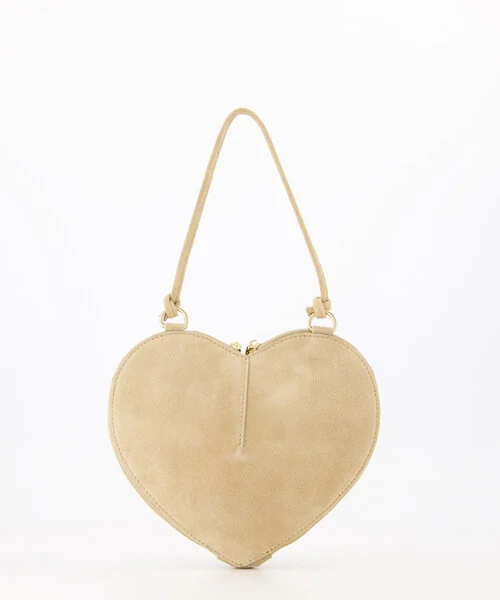 Suede tas Lamour Zand - Afbeelding 5