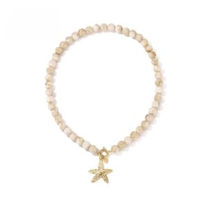 Ketting Kralen Zeester 27101