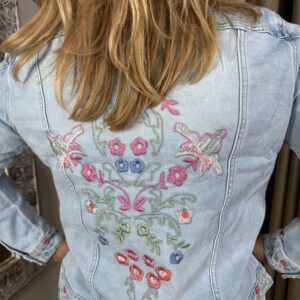 Alternative view of Spijkerjasje E454-N Iva Mooie Borduursels