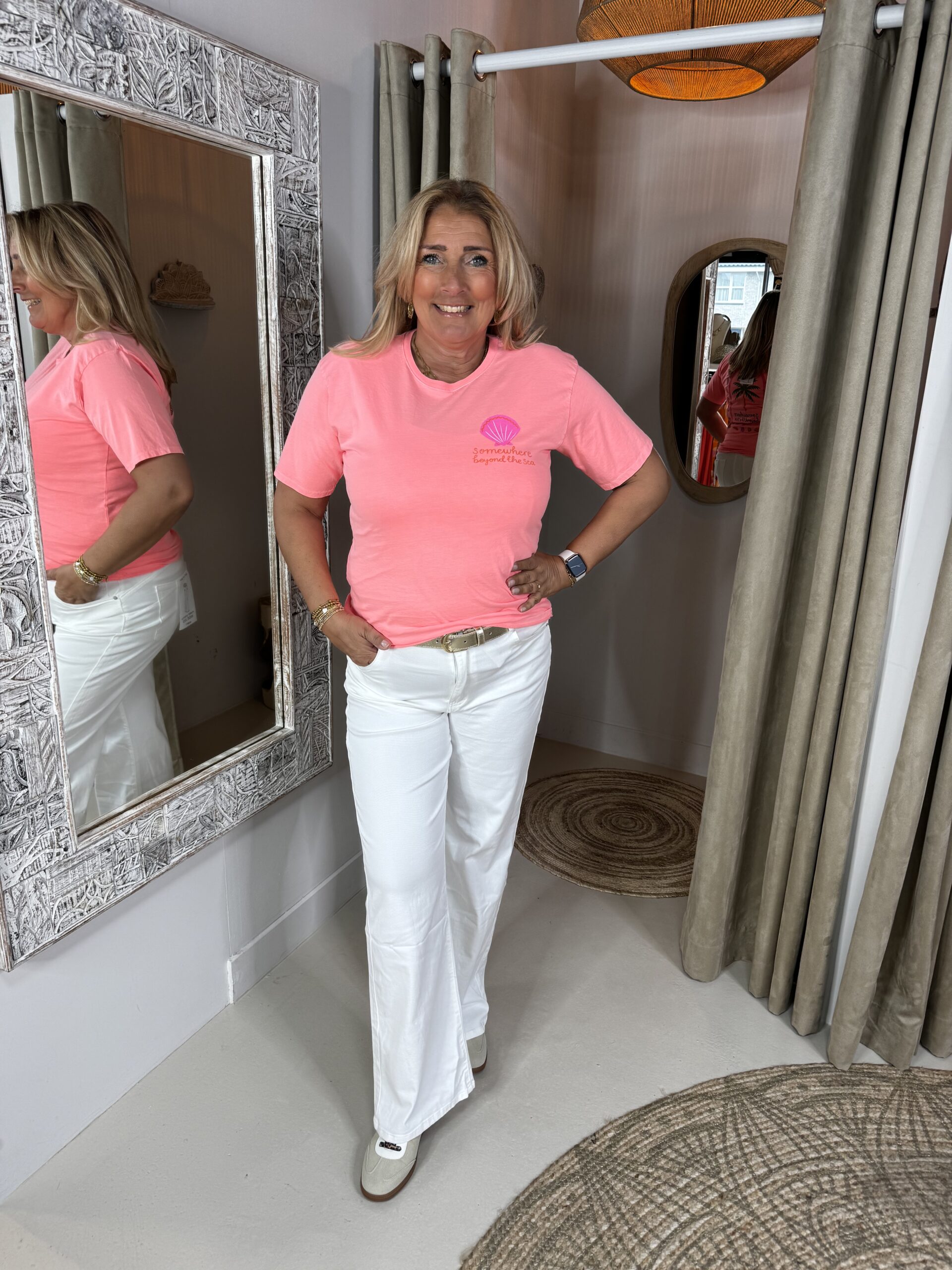 T-Shirt Somewhere Beyond the Sea 6030/452 Koraal