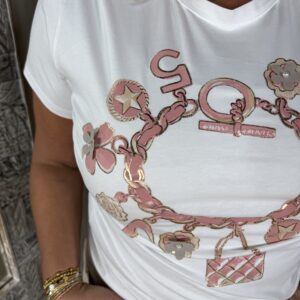 Alternative view of T-Shirt NO 5 Roze Print
