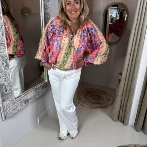 Blouse Sarti Luxe Glans Viscose – Print 279