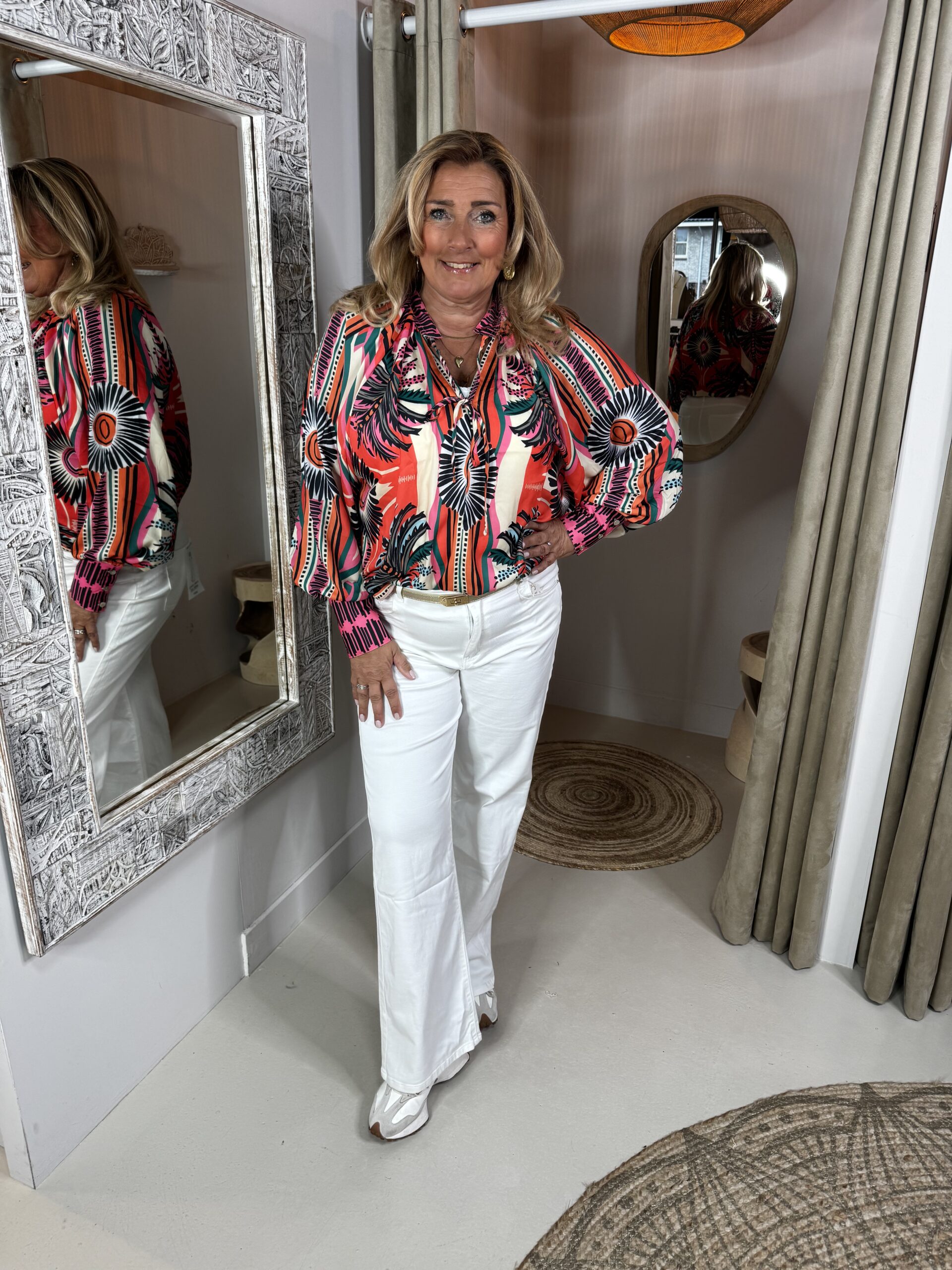 Blouse Sarti Luxe Glans Viscose – Print 269