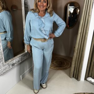 G-Maxx Broek Prisca Denim Light Blue