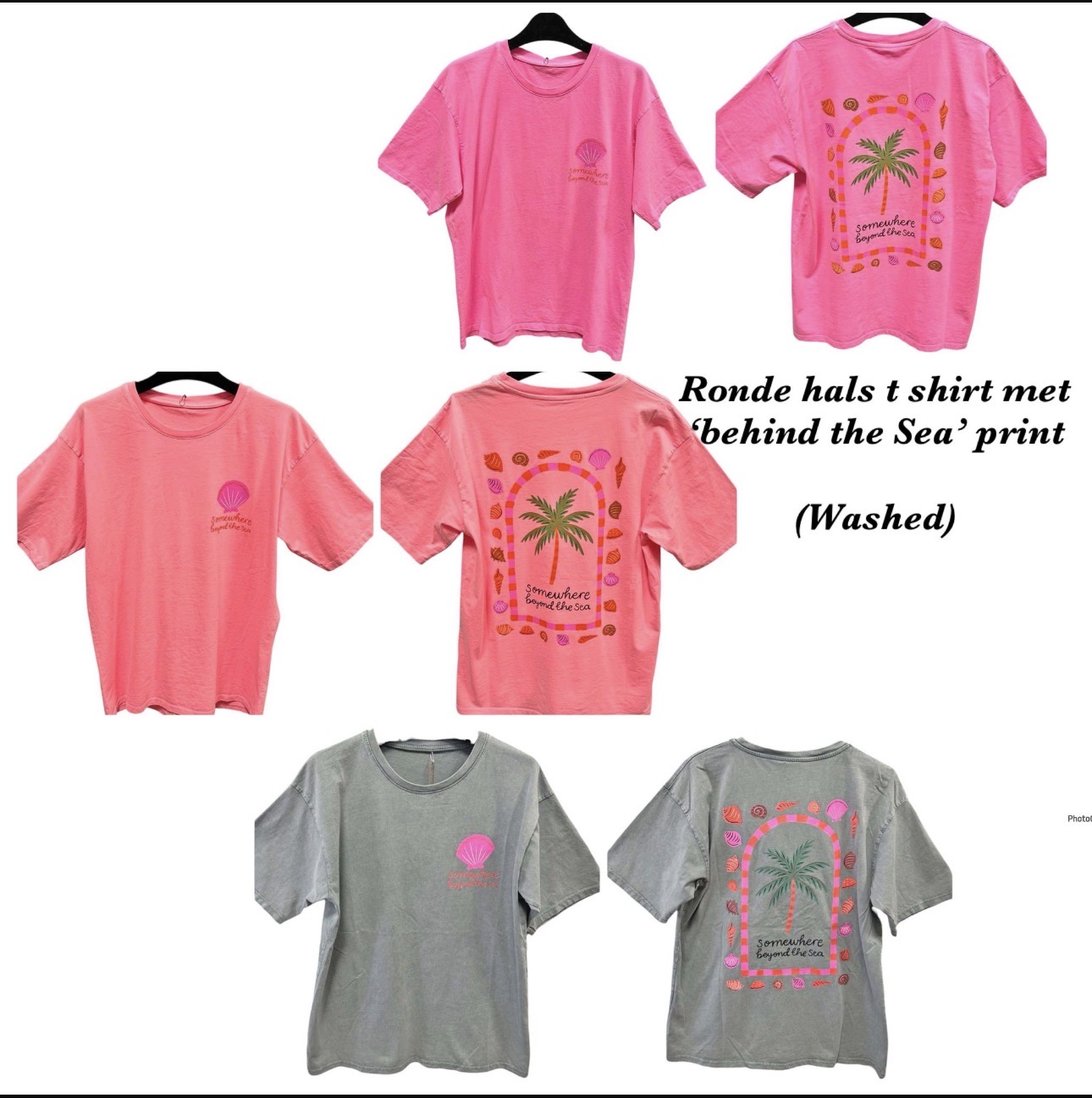 T-Shirt Somewhere Beyond the Sea 6030/452 Grey - Afbeelding 5