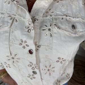 Alternative view of Ecru Jeans Blouse/Jasje 28244 Joelle Ecru