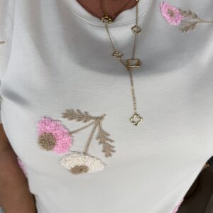 Alternative view of Sweater Korte Mouw 66020 Jasmijn Zand