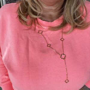 Alternative view of Stonewashed Sweater 6179 Koraal