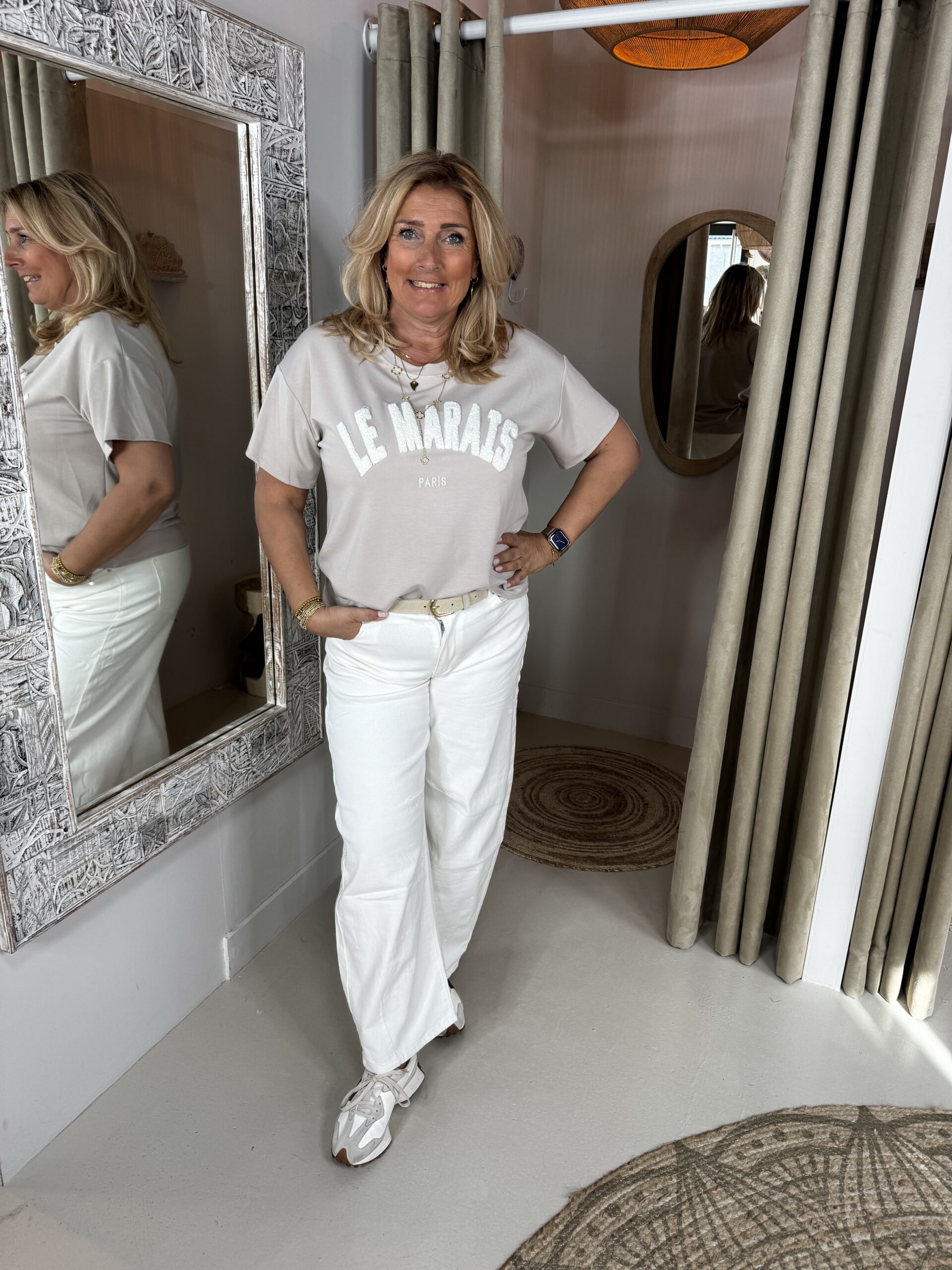 Barrel Jeans Gemma Off-White - Afbeelding 5