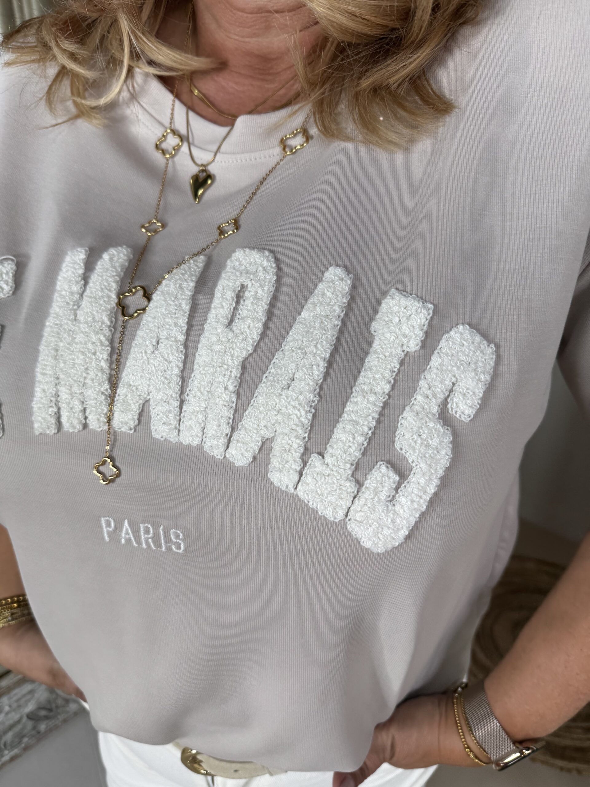 Sweater Le Marais 1338 Zand - Afbeelding 2