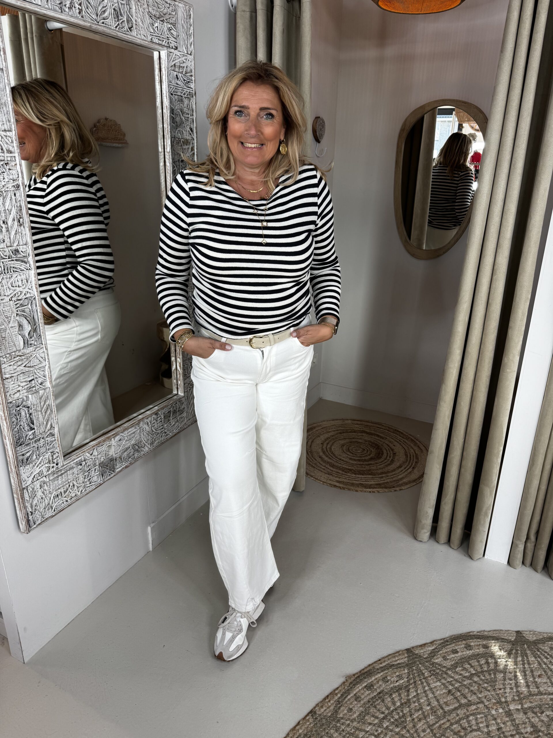 Barrel Jeans Gemma Off-White - Afbeelding 3