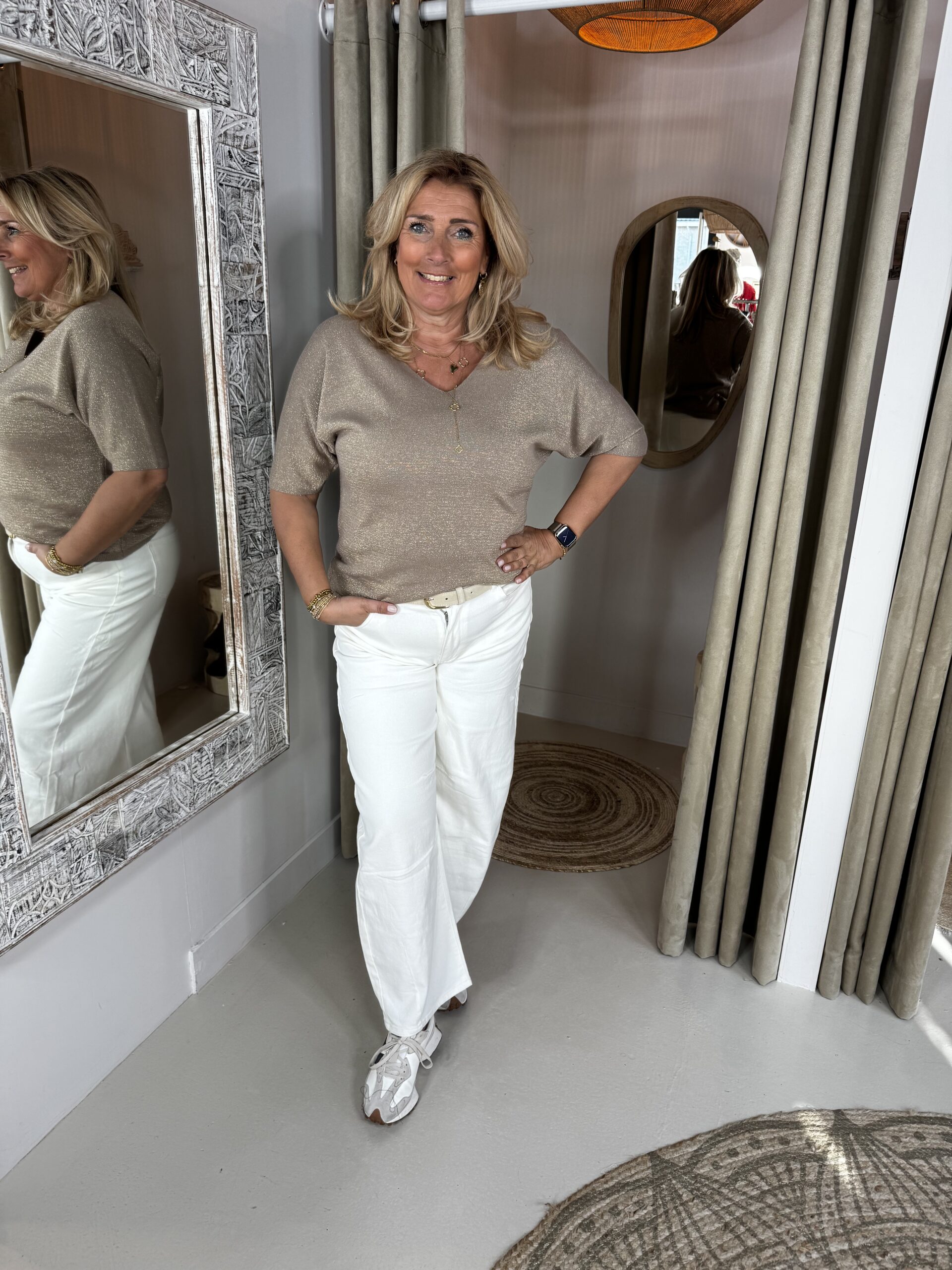 Barrel Jeans Gemma Off-White - Afbeelding 2