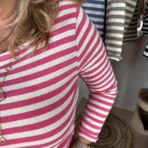 Alternative view of Cocco Bello Streep Shirt 906542 Roze