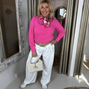 Plooi Pantalon 18557 Jayda Off-White