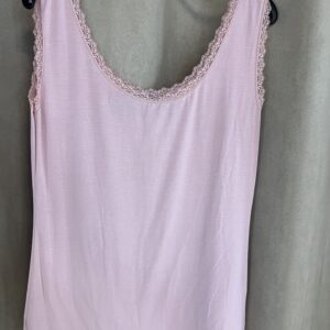 Viscose Hemdje kanten randje Roze 2 voor €19,95