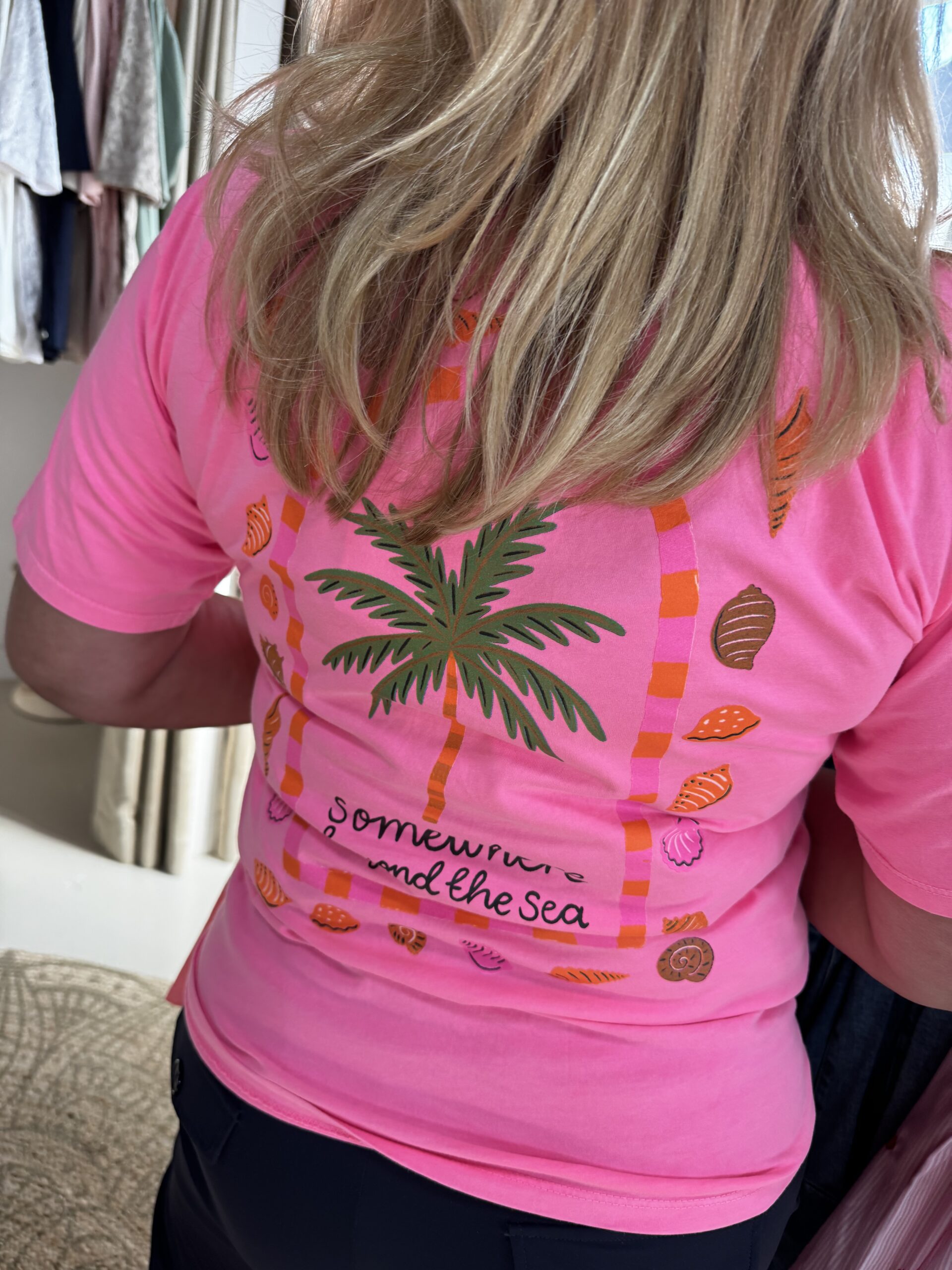 T-Shirt Somewhere Beyond the Sea 6030/452 Roze - Afbeelding 2