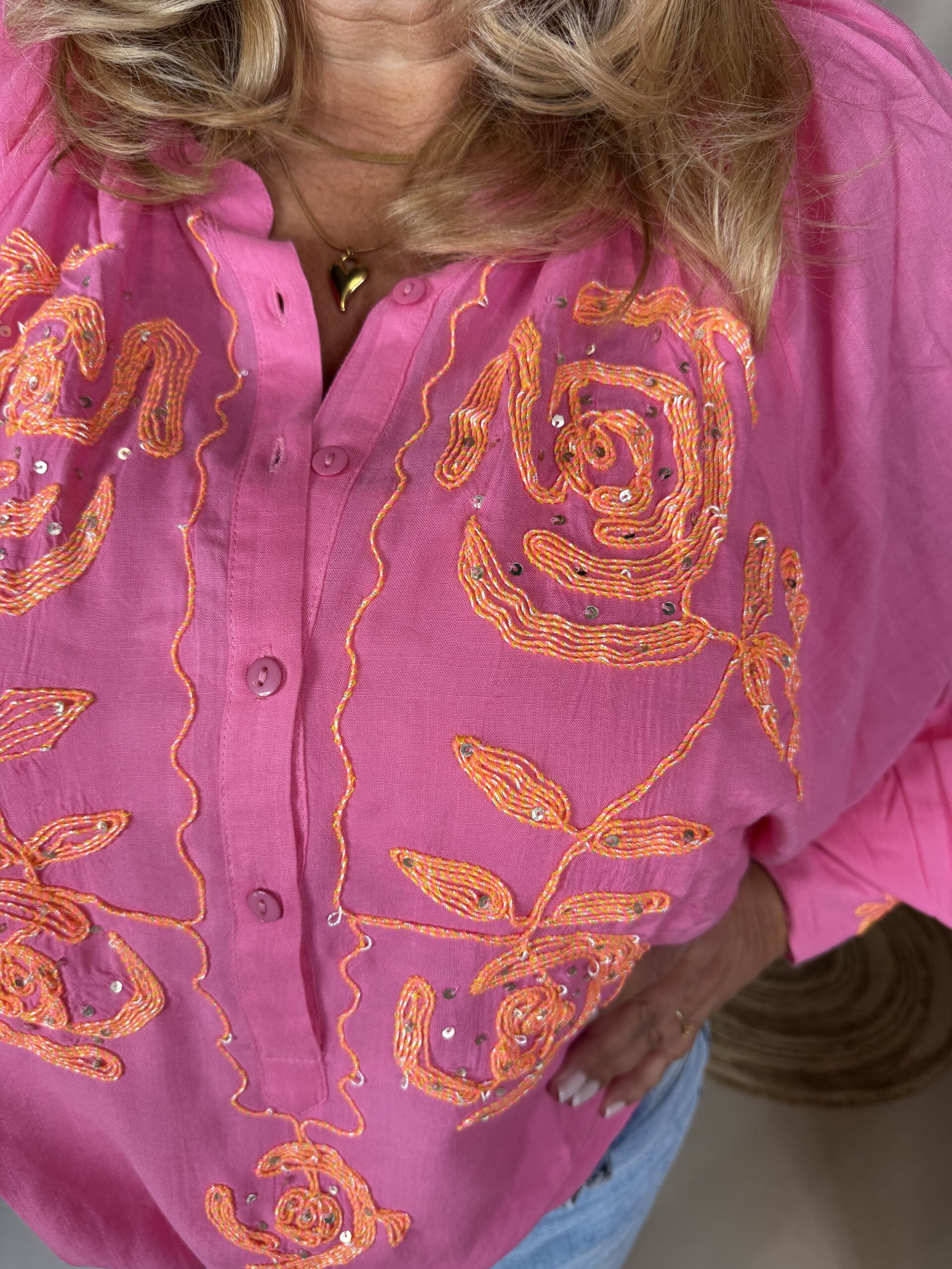 Blouse Bambi Pink - Afbeelding 2