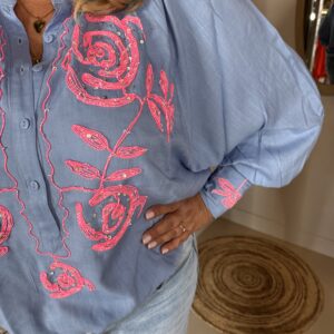 Alternative view of Blouse Bambi Blue