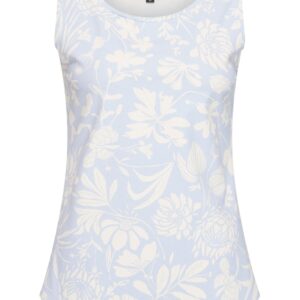 Alternative view of Mi Piace Travelstof Hemdje 202027 Lavender Blue Mona Florals Print