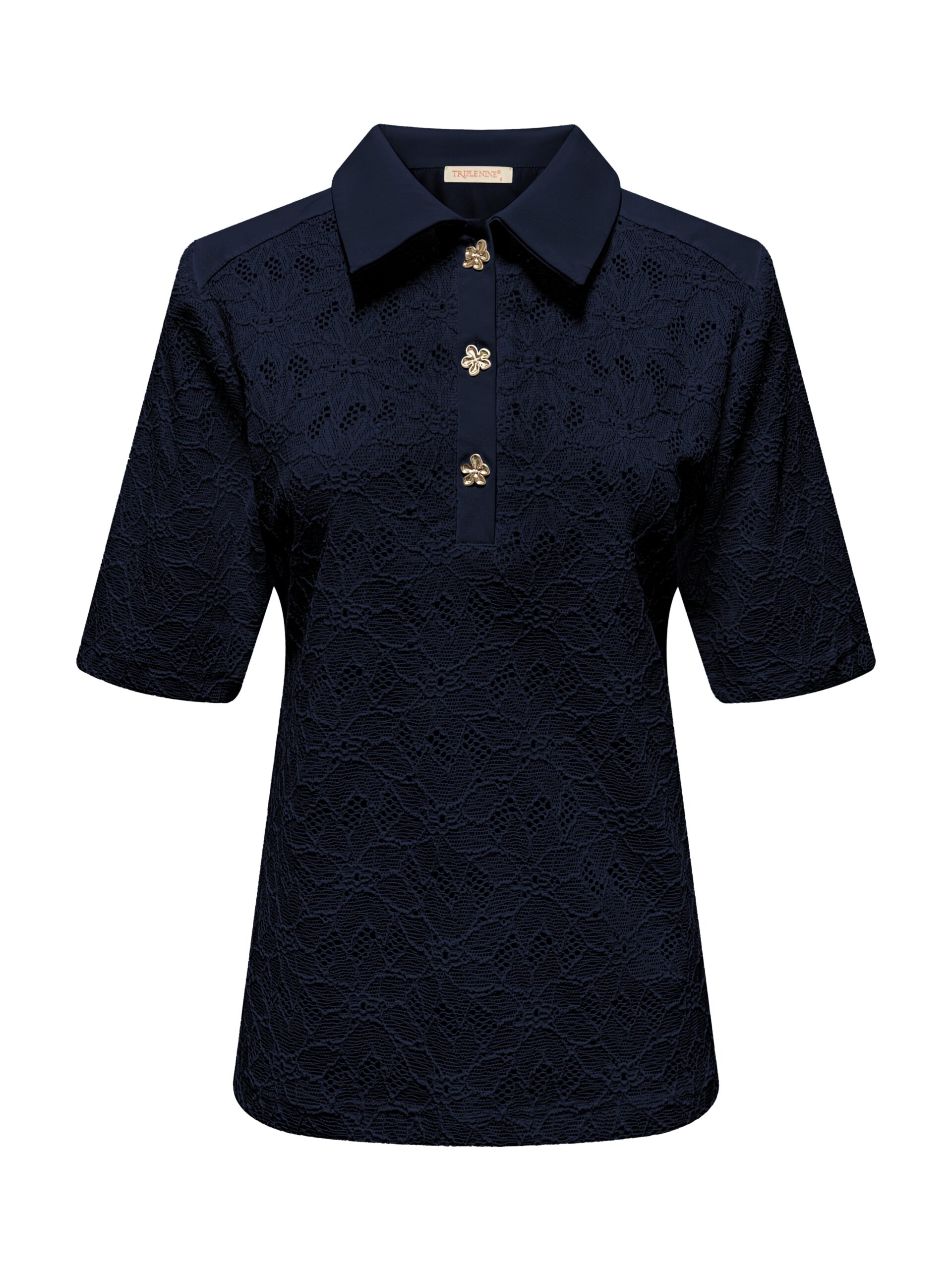 Triple Nine Travelstof Top 6948 Donker Blauw - Afbeelding 3