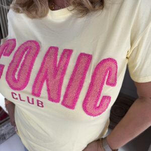 Alternative view of T-Shirt Iconic Club 8011516 Butter Yellow