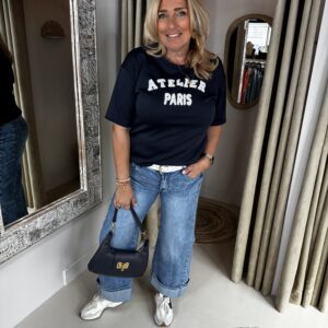 Sweater Atelier Paris Donker Blauw