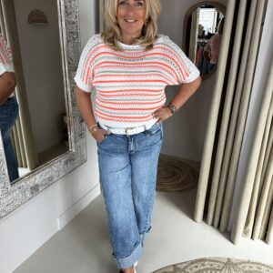 Top Katy Koraal Wit Goud