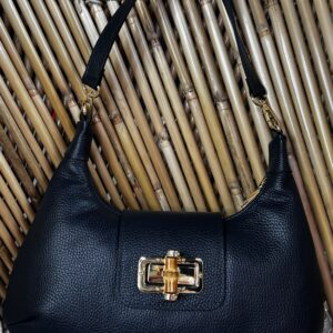 Leren Tas Coline Donker Blauw