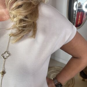 Alternative view of Soft Tricot Jurk Luna 4033 Zand