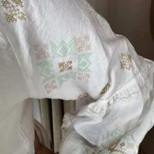 Alternative view of Blouse Nuela 66758 White/Green