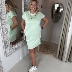 Soft Tricot Jurk Luna 4033 Groen