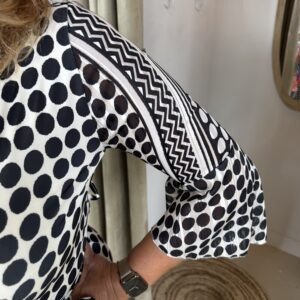 Alternative view of Medina Jurkje Stip Zwart/Off-White