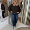 Vleermuis Trui Leuke Mouw Vicky Bruin