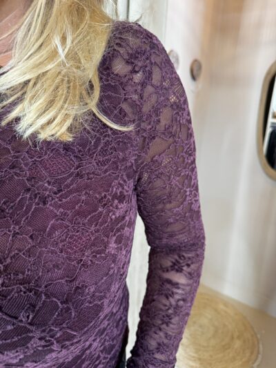 Alternative view of Kanten Onder Shirt Vita 11632 Bordeaux