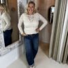 Kanten Onder Shirt Vita 11632 Zand via villaggio