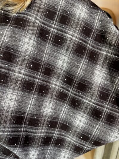 Blouse Vanity 11623 met Studs Bruin - Afbeelding 3