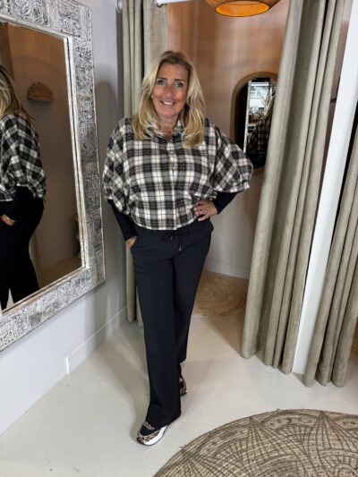 Blouse Vanity 11623 met Studs Beige - Afbeelding 3