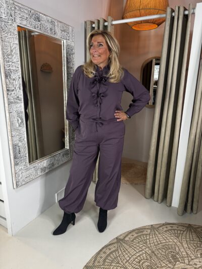 Mi Piace Travelstof Broek 202933 Ballon Pof Perfect Plum via villaggio