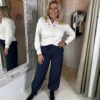 Mi Piace Travelstof Blouse Lace 202872 Mist via villaggio