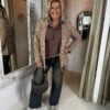 Mi Piace Oversized Travelstof Blazer 202892 Fired Brique Harvest Tweed via villaggio