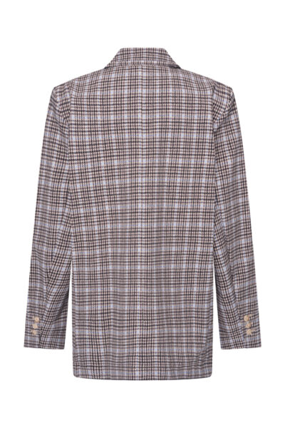 Mi Piace Oversized Travelstof Blazer 202892 Della Blauw - Afbeelding 4