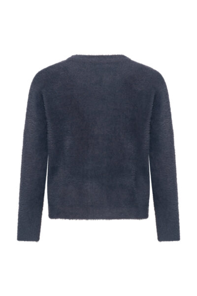 Mi Piace Hairy Vest 202925 Donker Blauw - Afbeelding 4