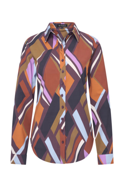 Mi Piace Travelstof Blouse 60840 Geometric Fusion via villaggio