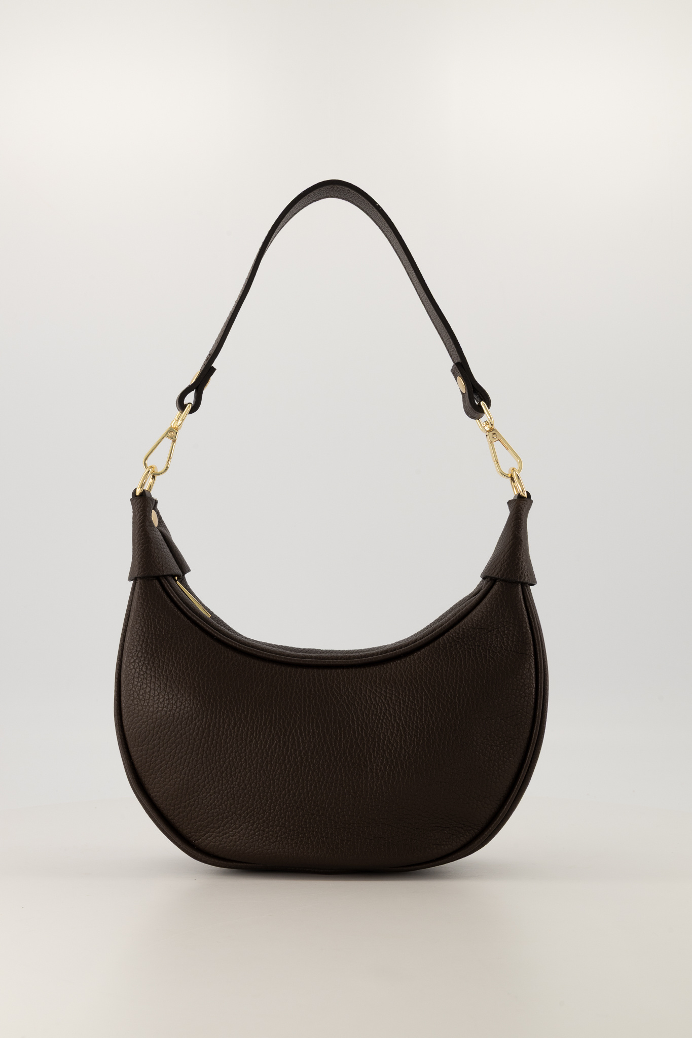 Mooie Leren Tas Kyra Bruin - Afbeelding 5